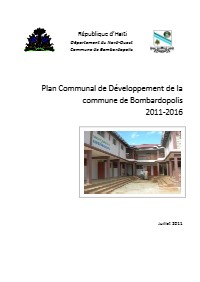 Communal Development Plan of Bombardopolis 2011-2016