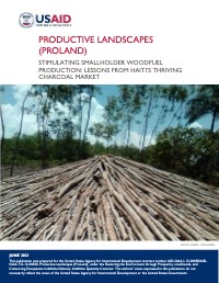 Stimulating Smallholder Woodfuel Production: Lessons from Haiti’s Thriving Charcoal Market