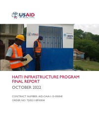 Haiti Infrastructure Program Final Report