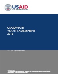 USAID/Haiti Youth Assessment 2016