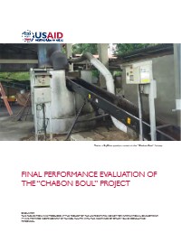 Final Performance Evaluation of the “CHABON BOUL” Project