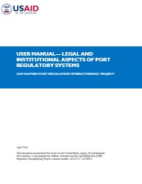 User Manual— Legal and Institutional Aspects of Port Regulatory Systems