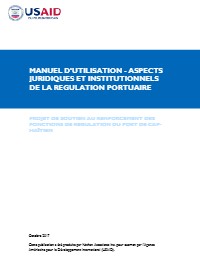 User Manual - Legal and Institutional Aspects of Port Regulation