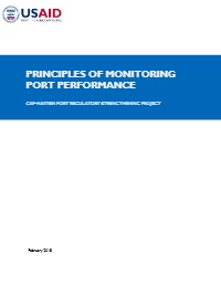 Principles of Monitoring Port Performance: Cap-Haitien Port Regulatory Strengthening Project