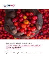 Performance Evaluation Report: Local Value Chain Enhancement (LEVE) Activity