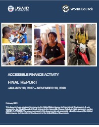 Accessible Finance Activity Final Report