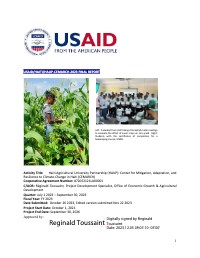 USAID/HAITI/HAUP - CEMARCH - 2023 FINAL REPORT