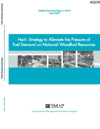 Haiti: Strategy to Alleviate the Pressure of Fuel Demand on National Woodfuel Resources