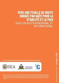 Towards a Haitian-Led Roadmap for Stability and Peace with Regional and International Support