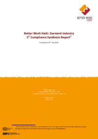 (2010-07) Better Work Haiti: 1st Biannual Synthesis Report