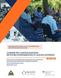 Decentralized Governance Support Program (PAGODE) - Lessons Learned and Experiences (2019-2023)