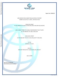 Implementation Completion and Results Report - Resilient Productive Landscapes Project