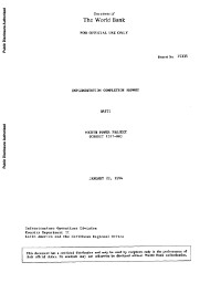 Implementation Completion Report - Haiti Fourth Power Project (Credit 1527-HA)