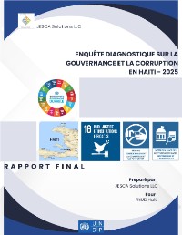 National Survey on Governance and Corruption in Haiti