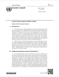 (2020-06) BINUH - Report of the Secretary-General on the United Nations Integrated Office in Haiti