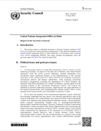 (2024-06) BINUH - Report of the Secretary-General on the United Nations Integrated Office in Haiti