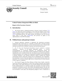 (2024-10) BINUH - Report of the Secretary-General on the United Nations Integrated Office in Haiti