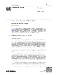 (2025-06) BINUH - Report of the Secretary-General on the United Nations Integrated Office in Haiti