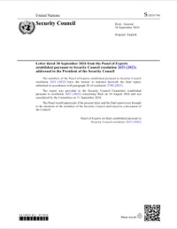 (2024-09) Panel of Experts - Final report of the Panel of Experts on Haiti submitted pursuant to resolution 2700 (2023)