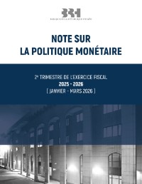 Monetary Policy Note, 2nd Quarter of Fiscal Year 2025-2026