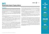 (2023-06) ACAPS Briefing Note: Haiti - Humanitarian Impact of Gang Violence (2 June 2023)