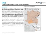 (2025-05) ACAPS Thematic Report - Haiti: Conflict Escalation and Increasing Internal Displacement (19 May 2025)