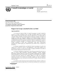 (2005-05) Report of the Ad Hoc Advisory Group on Haiti (E/2005/66)