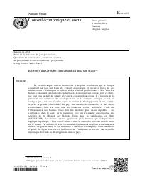 (2014-10) Report of the Ad Hoc Advisory Group on Haiti (E/2014/95)