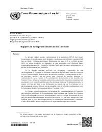 (2018-06) Report of the Ad Hoc Advisory Group on Haiti (E/2018/75)