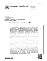 (2020-06) Report of the Ad Hoc Advisory Group on Haiti (E/2020/66)