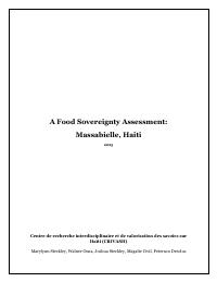 (2025-10) A Food Sovereignty Assessment: Massabielle, Haiti