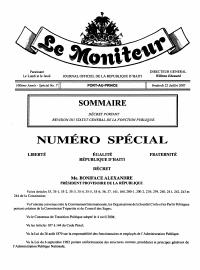 (2005-07) Decree Revising the General Statute of the Civil Service