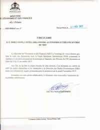 (2017-08) Circular No. 011 on Implementing the Gender Equality Policy in Government Actions