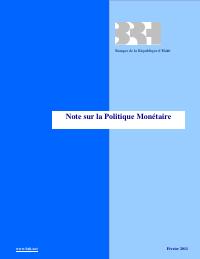 BRH Monetary Policy Note (2011-Q1)