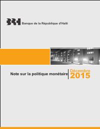BRH Monetary Policy Note (2016-Q1)