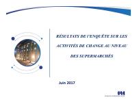 Survey on Foreign Exchange Activities in Supermarkets