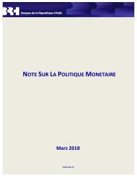 BRH Monetary Policy Note (2018-Q2)