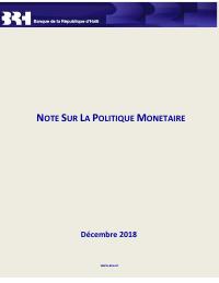 BRH Monetary Policy Note (2019-Q1)