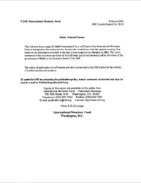 (2002-02) Haiti Selected Issues