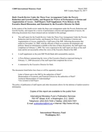 (2009-03) Haiti Fourth PRGF Review