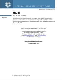 (2020-04) Haiti Selected Issues