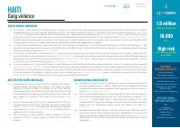 (2021) ACAPS Briefing Note: Haiti - Gang Violence (14 July 2021)