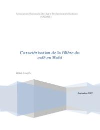 Characterisation of the Coffee Value Chain in Haiti