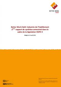 (2011) Better Work Haiti: 2nd Biannual Synthesis Report