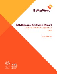 (2017) Better Work Ayiti: 15yèm Rapò Sentèz Semestriyèl