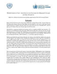 (2021-10) Demonstrations in Haiti: Human Rights Consequences and the State's Obligation to Protect Citizens, Creole Executive Summary