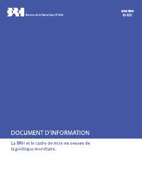 (2006) Technical Note: The Framework for Implementing Monetary Policy