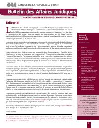 (2002-03) Bulletin of Legal Affairs, mars 2002