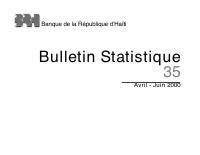 (2000-Q2) Statistical Bulletin No. 35