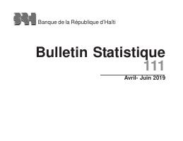 (2019-Q2) Statistical Bulletin No. 111